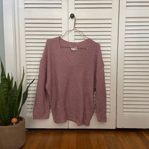 UO Mauve Light Knit Sweater
